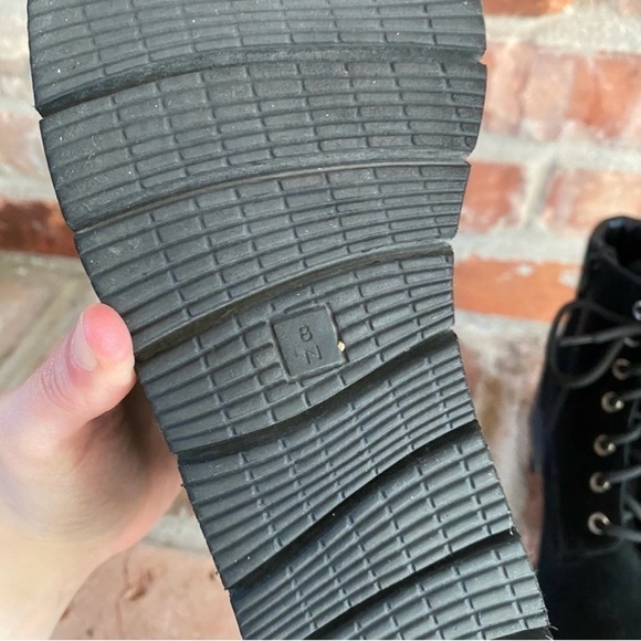 Vaneli Narrow Suede Zipper Ankle Lace Up Boots - Picture 9 of 9